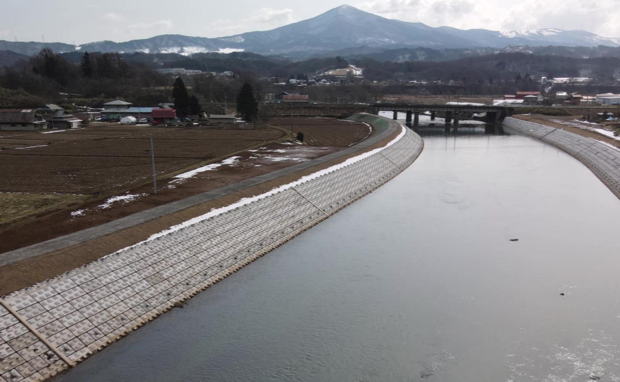 一級河川松川筋川崎地区河川改修その４工事