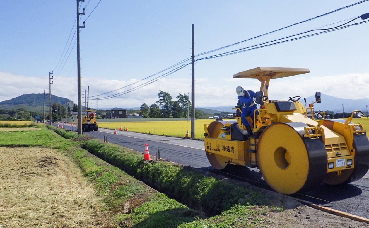 一般県道岩手大更線ほか大更地区ほか道路舗装補修工事の写真